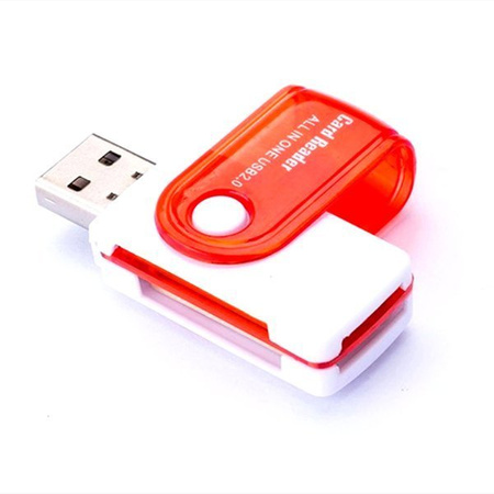 Czytnik USB 2.0 do kart pamięci 4w1 - All in One - Adapter SD Micro-SD SD MS M2