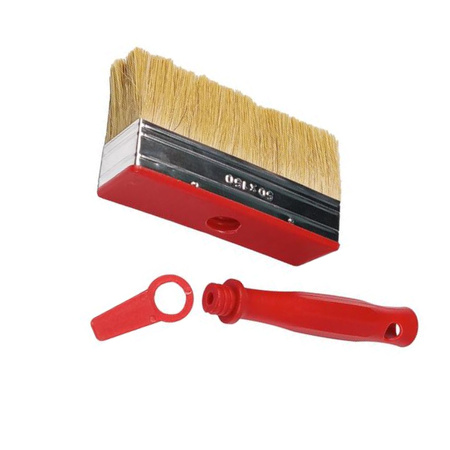 Duży Pędzel Malarski Prosty - Tapetówka - 50x150mm - Plastikowy 