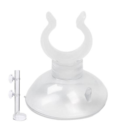 Silikonowy Uchwyt Przyssawkowy 13x30mm do Rur i Węży Akwariowych