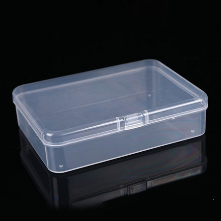 Plastikowe pudełeczko zamykane - 115x83x30mm - mini pojemnik na drobiazgi